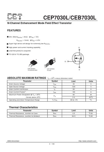  Datasheet Preview Page 1