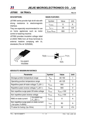  Datasheet Preview Page 1