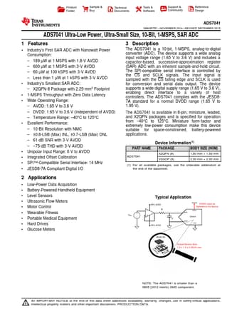  Datasheet Preview Page 1