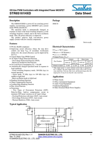  Datasheet Preview Page 1