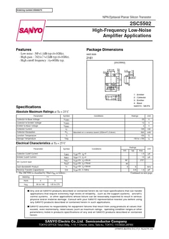  Datasheet Preview Page 1