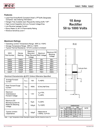  Datasheet Preview Page 1