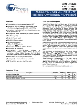  Datasheet Preview Page 1
