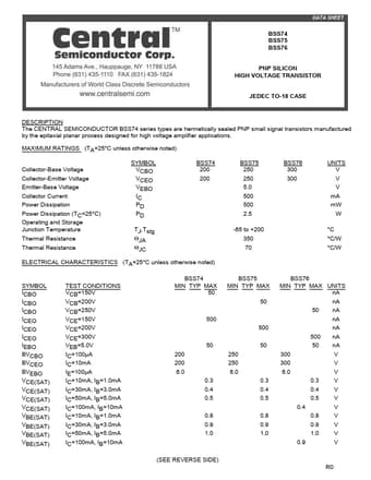  Datasheet Preview Page 1