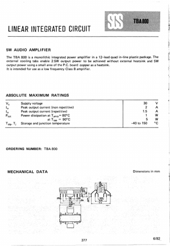  Datasheet Preview Page 1
