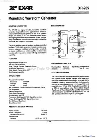  Datasheet Preview Page 1