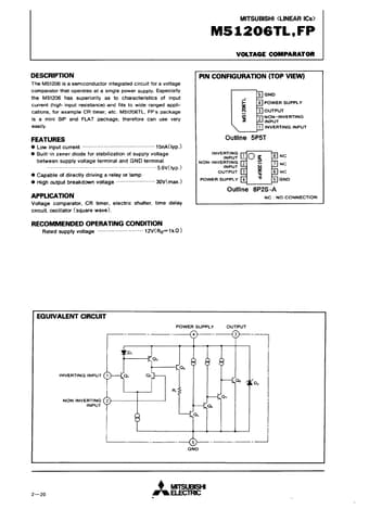  Datasheet Preview Page 1