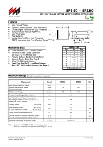  Datasheet Preview Page 1