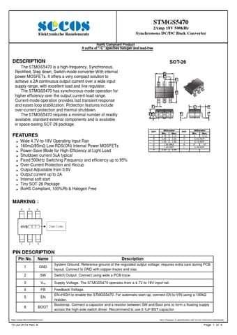  Datasheet Preview Page 1