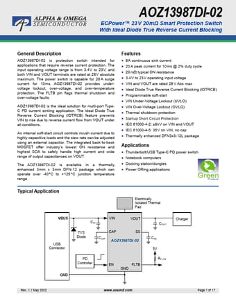  Datasheet Preview Page 1