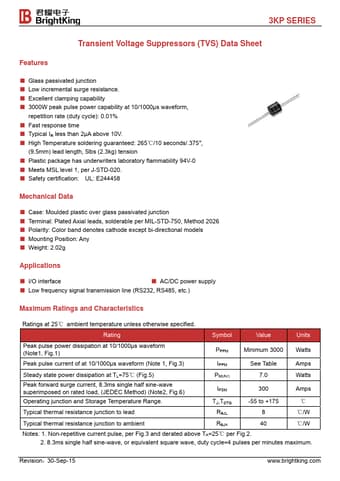  Datasheet Preview Page 1