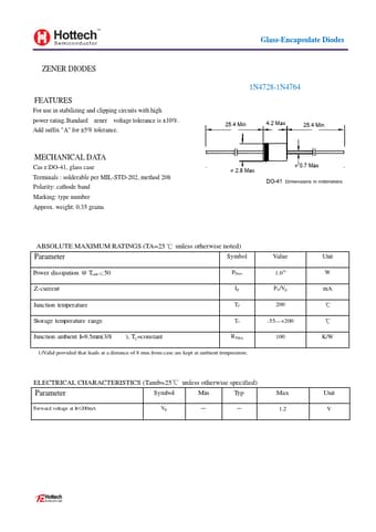 Datasheet Preview Page 1