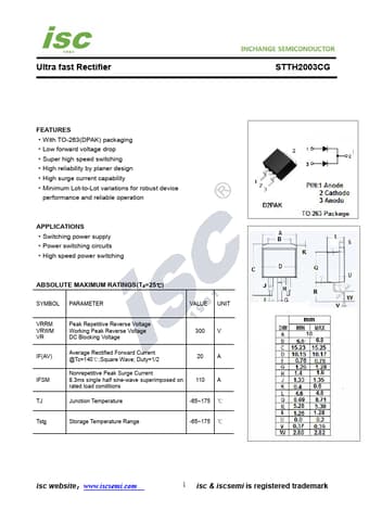  Datasheet Preview Page 1