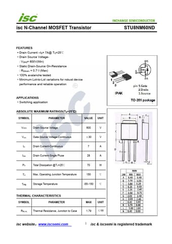  Datasheet Preview Page 1