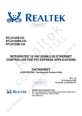  Datasheet Preview Page 1