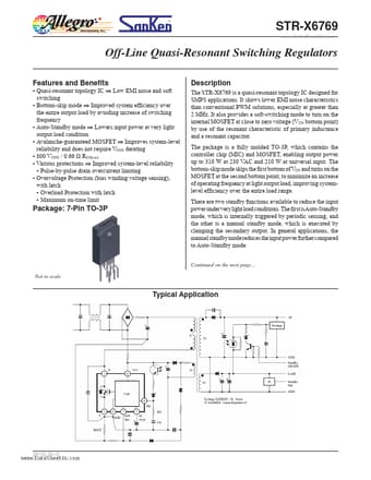  Datasheet Preview Page 1