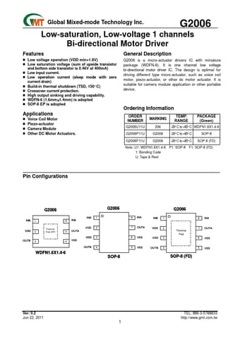  Datasheet Preview Page 1