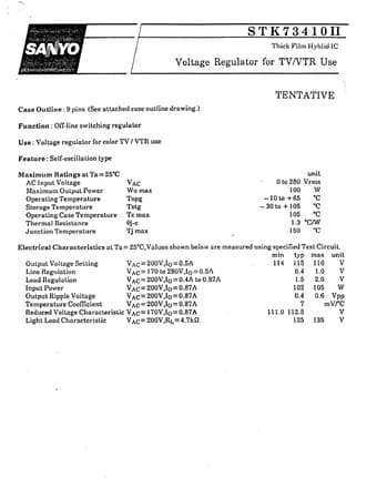  Datasheet Preview Page 1