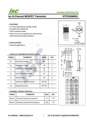  Datasheet Preview Page 1