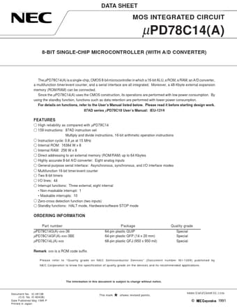  Datasheet Preview Page 1