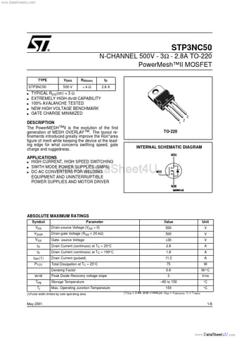  Datasheet Preview Page 1