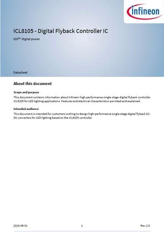  Datasheet Preview Page 1
