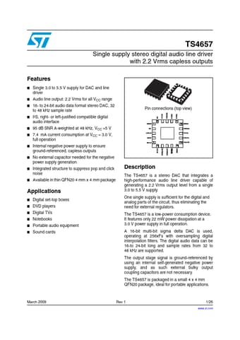  Datasheet Preview Page 1