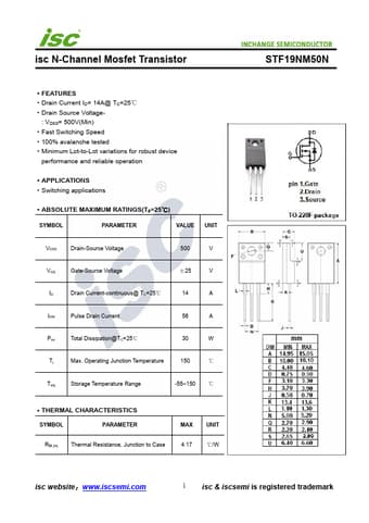  Datasheet Preview Page 1