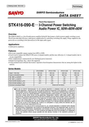  Datasheet Preview Page 1