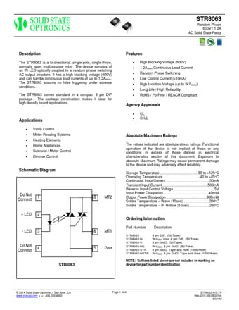  Datasheet Preview Page 1