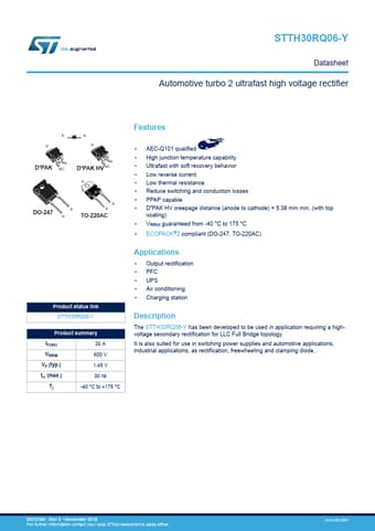  Datasheet Preview Page 1