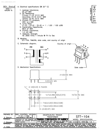  Datasheet Preview Page 1