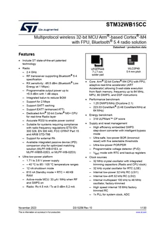  Datasheet Preview Page 1