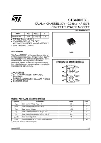  Datasheet Preview Page 1