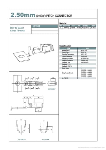  Datasheet Preview Page 1
