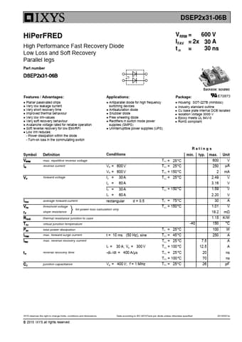  Datasheet Preview Page 1