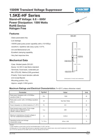  Datasheet Preview Page 1
