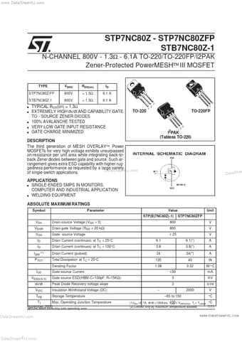  Datasheet Preview Page 1