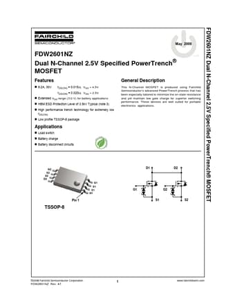  Datasheet Preview Page 1