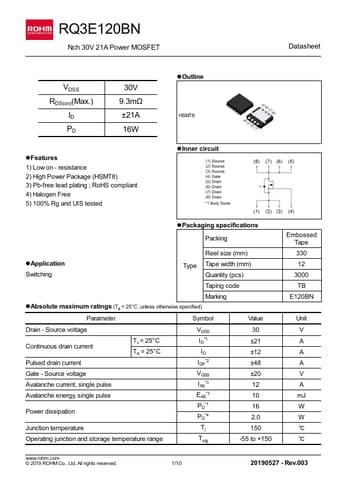  Datasheet Preview Page 1