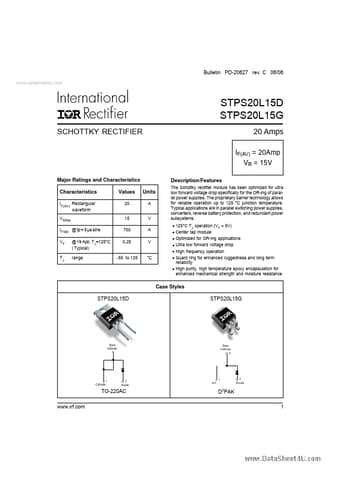  Datasheet Preview Page 1