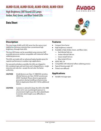  Datasheet Preview Page 1