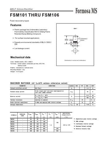  Datasheet Preview Page 1