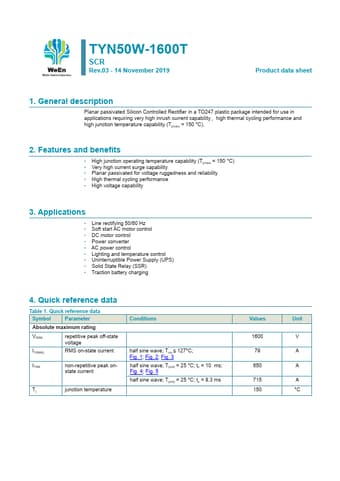  Datasheet Preview Page 1