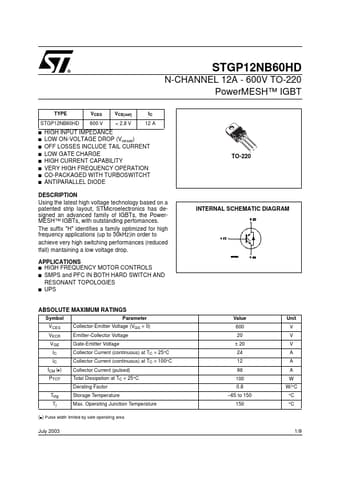  Datasheet Preview Page 1