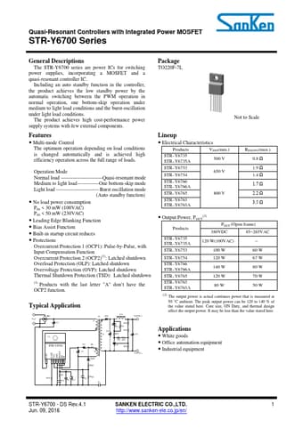  Datasheet Preview Page 1