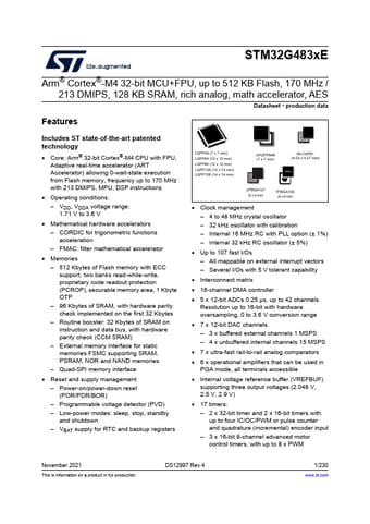  Datasheet Preview Page 1