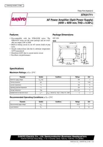  Datasheet Preview Page 1