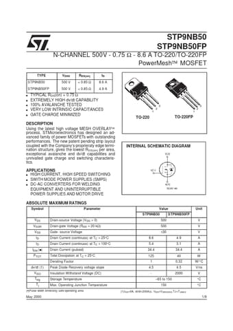  Datasheet Preview Page 1