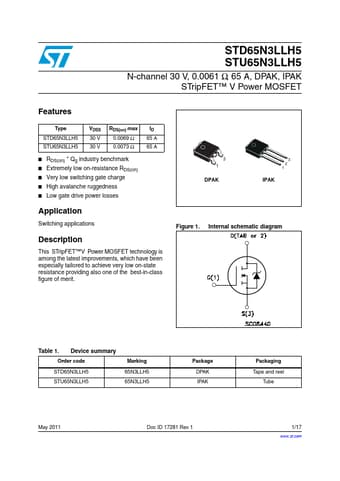  Datasheet Preview Page 1